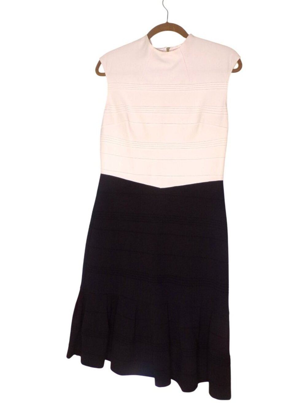 TED BAKER Colorblock Sleeveless Skater Dress 8 EUC - Picture 6 of 12